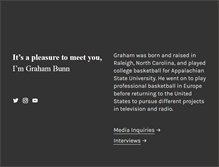 Tablet Screenshot of grahambunn.com